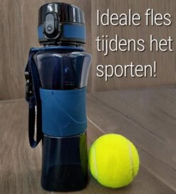 Drinkfles Herbruikbare Waterfles | 500 Ml Donker Blauw | Vaatwasserbestendig Drinkbus Bidon | King Mungo KMDF004 -Keukengerei Winkel 1088x1200 2