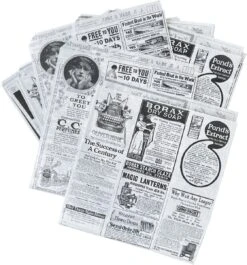 Rainbecom - 50 Stuks - 19 X 17 Cm - Hamburger Zakje Papier - Vetvrij Papier - Papieren Zak Voor Sandwiches - Krant 8 Rainbecom - 50 Stuks - 19 X 17 Cm - Hamburger Zakje Papier - Vetvrij Papier - Papieren Zak Voor Sandwiches - Krant -Keukengerei Winkel 1119x1200