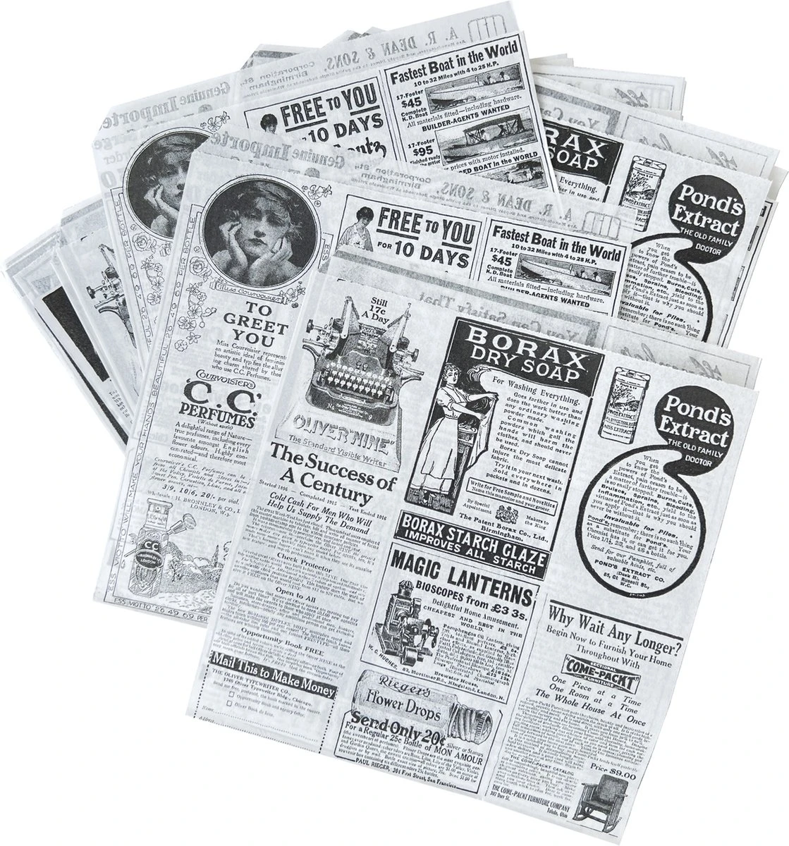 Rainbecom - 50 Stuks - 19 X 17 Cm - Hamburger Zakje Papier - Vetvrij Papier - Papieren Zak Voor Sandwiches - Krant 5 Rainbecom - 50 Stuks - 19 X 17 Cm - Hamburger Zakje Papier - Vetvrij Papier - Papieren Zak Voor Sandwiches - Krant - Afbeelding 3