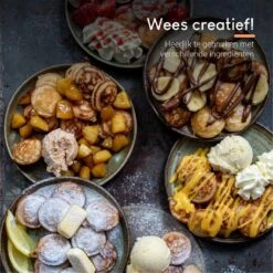 Ocina Poffertjespan – Combo Pack – 19 Poffertjes – Poffertjesmaker – Poffertjespan Inductie – Poffertjespan Electrisch – Gietijzeren Pan - Inclusief Doseerfles, Handvaten, 6x Poffertjesvorken En Invetkwast – Gratis Receptenboek 19 Ocina Poffertjespan – Combo Pack – 19 Poffertjes – Poffertjesmaker – Poffertjespan Inductie – Poffertjespan Electrisch – Gietijzeren Pan - Inclusief Doseerfles, Handvaten, 6x Poffertjesvorken En Invetkwast – Gratis Receptenboek -Keukengerei Winkel 1198x1200 13