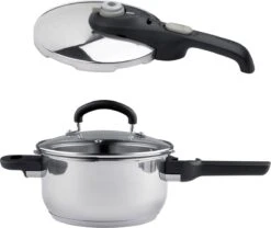 Tefal Secure 5 P25340 Snelkookpan - 3L - 2 Deksels