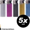 Pyroshopping Diamond Lighters – Set Van 5 Stuks – Navulbare Stormaanstekers - Windproof Gasaanstekers -Keukengerei Winkel 1200x1114 2