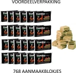 Samba Aanmaakblokjes Bruin á 24 X 32 Stuks - Omdoos Is 768 Aanmaakblokjes -Keukengerei Winkel 1200x1148 3