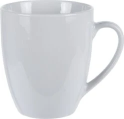 Excellent Houseware Set Van 4x Stuks Bekers/mokken Wit 380 Ml Van Porselein - Melkbekers -Keukengerei Winkel 1200x1152 1