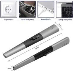 Allkinds Lange Elektrische Plasma Aansteker - USB Oplaadbaar - Vlamloze Elektrische Aansteker Voor Keuken, Kaars, BBQ Of Openhaard - Zwart - In- En Outdoor - Chique Design 11 Allkinds Lange Elektrische Plasma Aansteker - USB Oplaadbaar - Vlamloze Elektrische Aansteker Voor Keuken, Kaars, BBQ Of Openhaard - Zwart - In- En Outdoor - Chique Design -Keukengerei Winkel 1200x1162 6
