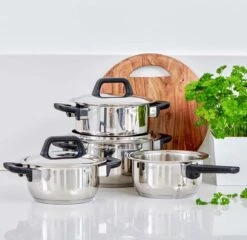 Gero Erik Kookpannenset - 4-delig - RVS - Inductie -Keukengerei Winkel 1200x1167 2