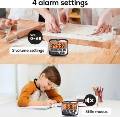 BanGosa® Magnetisch Digitale Kookwekker - Timer - RVS - Keukenwekker Digitaal - Digitale Keuken Timer - Stopwatch Met Magneet -Keukengerei Winkel 1200x1174 1