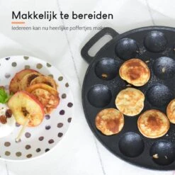 Ocina Poffertjespan – Combo Pack – 19 Poffertjes – Poffertjesmaker – Poffertjespan Inductie – Poffertjespan Electrisch – Gietijzeren Pan - Inclusief Doseerfles, Handvaten, 6x Poffertjesvorken En Invetkwast – Gratis Receptenboek 20 Ocina Poffertjespan – Combo Pack – 19 Poffertjes – Poffertjesmaker – Poffertjespan Inductie – Poffertjespan Electrisch – Gietijzeren Pan - Inclusief Doseerfles, Handvaten, 6x Poffertjesvorken En Invetkwast – Gratis Receptenboek -Keukengerei Winkel 1200x1198 20