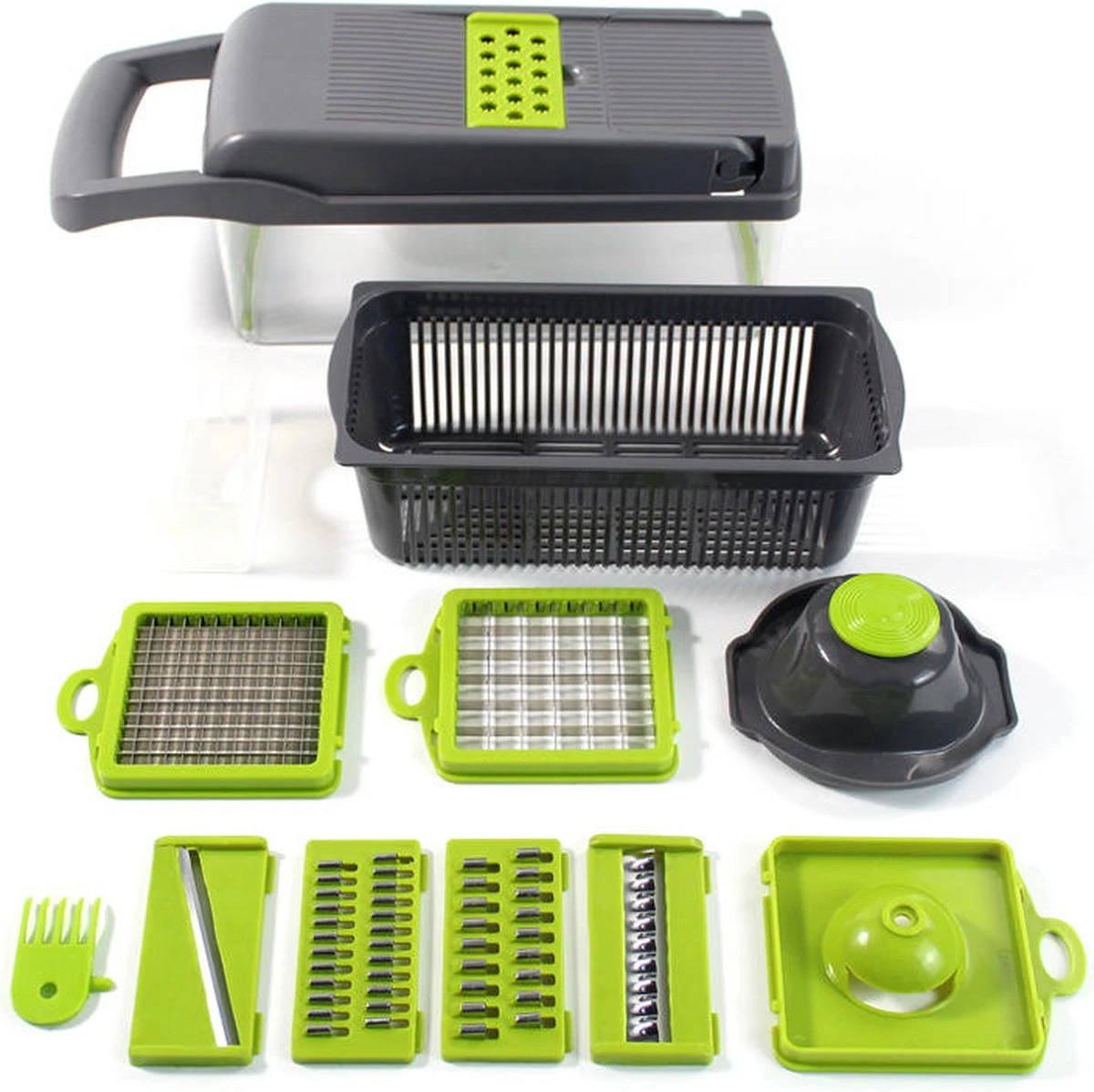 Merkloos Mandoline – Multifunctionele Groentesnijder – Nicer Dicer 3 Merkloos Mandoline – Multifunctionele Groentesnijder – Nicer Dicer