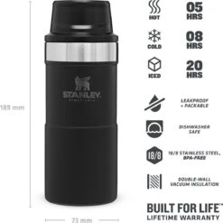 Stanley Trigger-Action Travel Mug 0.47L - Thermosfles - Matt Black -Keukengerei Winkel 1200x1198 28