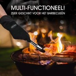 Sense Of Taste Ovenwanten - 2 Stuks - Ovenhandschoenen - Hittebestendig - 230°C - Siliconen - Zwart - Koken - Extra Lang -Keukengerei Winkel 1200x1200 10