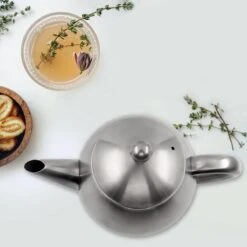 Vaja Valerie - Theepot Met Filter - Dubbelwandig - RVS - 1.2L -Keukengerei Winkel 1200x1200 1040