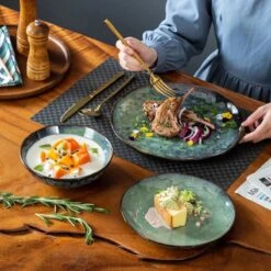 Serviesset 8 Personen - 24 Delig - Handgemaakt Keramiek - Vancasso Groen -Keukengerei Winkel 1200x1200 1055