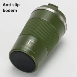 Castagnola Design RVS Koffiebeker To Go - Groen - 380ml - Thermosbeker - Theebeker -Keukengerei Winkel 1200x1200 1094