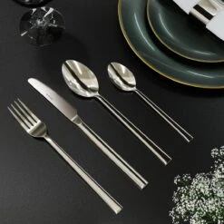 Nevana Bestekset - 24 Delig - 18/10 Edelstaal - Bestek - Lepels, Messen, Vorken -Keukengerei Winkel 1200x1200 111