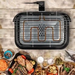 Princess 112252 Hybride Barbecue – Elektrische BBQ - Tafelmodel - 2000W - 44x 29cm - Gebruik Elektrisch Of Met Kolen 40 Princess 112252 Hybride Barbecue – Elektrische BBQ - Tafelmodel - 2000W - 44x 29cm - Gebruik Elektrisch Of Met Kolen -Keukengerei Winkel 1200x1200 1112