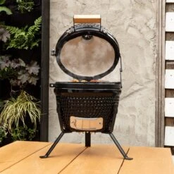 BluMill Kamado BBQ Egg - Kamado 13 Inch - Incl. Vlees Thermometer - Houtskoolbarbecues - Zwart - Ø 27cm -Keukengerei Winkel 1200x1200 1132