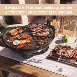 SUNTEC Elektrische BBQ 9493 - Geschikt Voor Buiten Als Tafelbarbecue Of Staande Barbecue - Barbecue Voor Balkon, Terras, Tuin En Camping - Elektrisch Barbecueën Met Max. 2400 Watt - Mobiel Onderstel -Keukengerei Winkel 1200x1200 1200