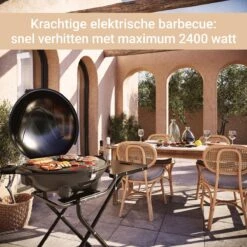 SUNTEC Elektrische BBQ 9493 - Geschikt Voor Buiten Als Tafelbarbecue Of Staande Barbecue - Barbecue Voor Balkon, Terras, Tuin En Camping - Elektrisch Barbecueën Met Max. 2400 Watt - Mobiel Onderstel -Keukengerei Winkel 1200x1200 1202