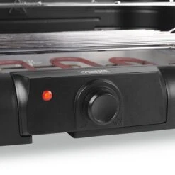 Princess 112250 Elektrische BBQ Met Zijplanken - BBQ - 40x25cm - Met En Zonder Statief Te Gebruiken - Met Zijplankjes - Ook Te Gebruiken Als Tafelgrill - 2200W -Keukengerei Winkel 1200x1200 1210