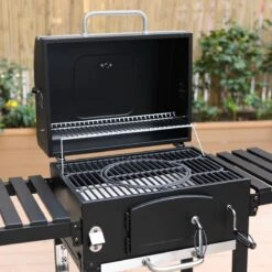 Alice's Garden Houtskool BBQ Bernard - Smoker - Verstelbare Houtskoolbak - Zwart -Keukengerei Winkel 1200x1200 1215