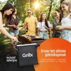 GrillX Barbecue Hoes - 145 X 61 X 117cm - BBQ Hoes Waterdicht - Beschermhoes Inclusief Trekkoord - BBQ Accesoires -Keukengerei Winkel 1200x1200 1243