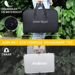 Saveur Royal® 35-delige Barbecue Gereedschapset In Roestvrij Staal - BBQ Grill Set Met Draagtas - Barbecuegerei-sets - Barbecue Accessoires Gereedschap - 35-delig -Keukengerei Winkel 1200x1200 1291