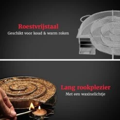 GrillX Cold Smoke Generator Met 1KG Appel Rookmot - 6 Liter - Smokerbox - RVS Rookbox - Rookgenerator - Koud Roken - BBQ Accesoires -Keukengerei Winkel 1200x1200 1310