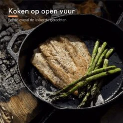 Ocina Gietijzeren Pan – ø30,5cm - Skillet - Koekenpan – Hapjespan – Koekenpan Inductie – Koekenpannenset - Gietijzeren Pan Bbq - Gietijzer -Keukengerei Winkel 1200x1200 156