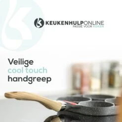 Culistar Pannenkoekenpan Inductie - Pancake Pan - Omeletpan - Omeletmaker - Eierpan - Inclusief Receptenboekje -Keukengerei Winkel 1200x1200 209