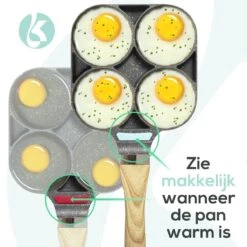 Culistar Pannenkoekenpan Inductie - Pancake Pan - Omeletpan - Omeletmaker - Eierpan - Inclusief Receptenboekje -Keukengerei Winkel 1200x1200 210