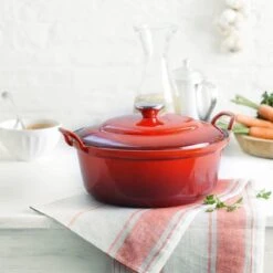 Le Creuset Braadpan Faitout Tradition Kersenrood - ø 24 Cm / 3 Liter 13 Le Creuset Braadpan Faitout Tradition Kersenrood - ø 24 Cm / 3 Liter -Keukengerei Winkel 1200x1200 218