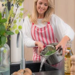 Sola Pannenset Juvia - 4 Delig - Ø 16,16,18,20 Cm - Zilver - RVS - Sandwichbodem -Keukengerei Winkel 1200x1200 258