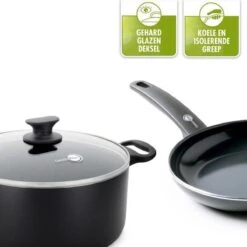GreenPan Cambridge Koekenpan 26cm - Zwart - Inductie - PFAS-vrij -Keukengerei Winkel 1200x1200 274