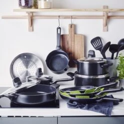 GreenPan Memphis Pannenset - 20-delig - Zwart - Inductie - PFAS-vrij 14 GreenPan Memphis Pannenset - 20-delig - Zwart - Inductie - PFAS-vrij -Keukengerei Winkel 1200x1200 341