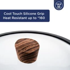 Westinghouse Hapjespan Inductie - Ø 32 Cm - Zwart Marmer - Speciale Editie - Met Deksel -Keukengerei Winkel 1200x1200 404