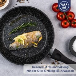 Westinghouse Koekenpan Inductie - Ø 24 Cm - Zwart Marmer - Geschikt Voor Alle Warmtebronnen 15 Westinghouse Koekenpan Inductie - Ø 24 Cm - Zwart Marmer - Geschikt Voor Alle Warmtebronnen -Keukengerei Winkel 1200x1200 540