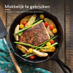 Ocina Gietijzeren Pan – Set Van 3 Stuks – ø25cm, ø19.5cm En ø16cm - Skillet - Koekenpan – Hapjespan – Koekenpan Inductie – Koekenpannenset - Gietijzeren Pan Bbq - Gietijzer - Incl. Receptenboek -Keukengerei Winkel 1200x1200 549