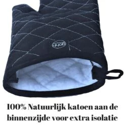 Gohh 2 Canvas Ovenhandschoenen Ovenwanten Zwart - 33 Cm (tot 300 Graden) -Keukengerei Winkel 1200x1200 6