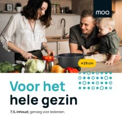 MOA Gietijzeren Braadpan - Inhoud 7,1 Liter - 29CM - Rond - Alle Warmtebronnen - Ook Voor Inductie - Gewicht 7,6 Kg - Zwart - MC29B 17 MOA Gietijzeren Braadpan - Inhoud 7,1 Liter - 29CM - Rond - Alle Warmtebronnen - Ook Voor Inductie - Gewicht 7,6 Kg - Zwart - MC29B -Keukengerei Winkel 1200x1200 710
