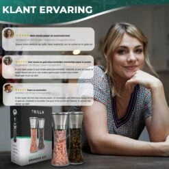 Peper En Zoutmolen Set - RVS Zout En Peperstel - Zoutvaatje En Pepermolen - 2 In 1 15 Peper En Zoutmolen Set - RVS Zout En Peperstel - Zoutvaatje En Pepermolen - 2 In 1 -Keukengerei Winkel 1200x1200 766