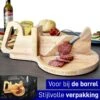 MikaMax Worst Guillotine - Worstsnijder - Worst Snijplank - Sausage Guillotine - Makkelijk Schoon Te Maken - RVS Mes - Bamboe - 30 X 19cm -Keukengerei Winkel 1200x1200 789