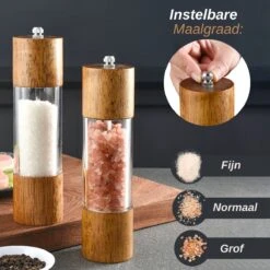 VAIVE Peper En Zoutmolen Set - Pepermolen -Keukengerei Winkel 1200x1200 794