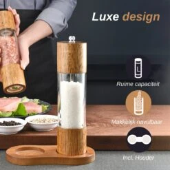 VAIVE Peper En Zoutmolen Set - Pepermolen -Keukengerei Winkel 1200x1200 795