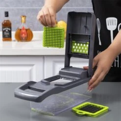 Merkloos Mandoline – Multifunctionele Groentesnijder – Nicer Dicer 14 Merkloos Mandoline – Multifunctionele Groentesnijder – Nicer Dicer -Keukengerei Winkel 1200x1200 835