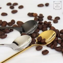 House Of Husk® Theelepels Set - Theelepeltjes - Koffielepels - Koffielepeltjes - RVS - 13cm - 12 Stuks - Zwart -Keukengerei Winkel 1200x1200 86