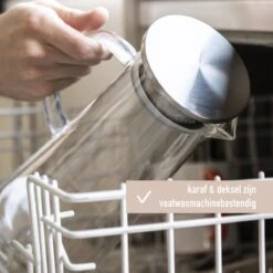 MÊZON® Schenkkan - Glazen Waterkan - Waterkaraf Voor Fruitwater - Multifunctionele Decanteer Karaf - Kan Met Deksel - 1.5L Capaciteit -Keukengerei Winkel 1200x1200 916