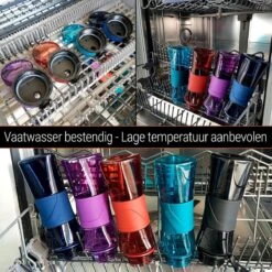 Drinkfles Herbruikbare Waterfles | 500 Ml Donker Blauw | Vaatwasserbestendig Drinkbus Bidon | King Mungo KMDF004 -Keukengerei Winkel 1200x1200 937