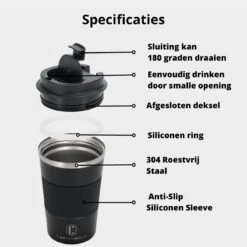 Castagnola Design RVS Koffiebeker To Go - Zwart - 380ml - Thermosbeker - Theebeker 16 Castagnola Design RVS Koffiebeker To Go - Zwart - 380ml - Thermosbeker - Theebeker -Keukengerei Winkel 1200x1200 958