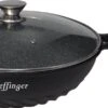 Cheffinger Wokpan Met Deksel - 32cm - Zwart - Pan - Keukenaccessoires 1 Cheffinger Wokpan Met Deksel - 32cm - Zwart - Pan - Keukenaccessoires -Keukengerei Winkel 1200x412 1